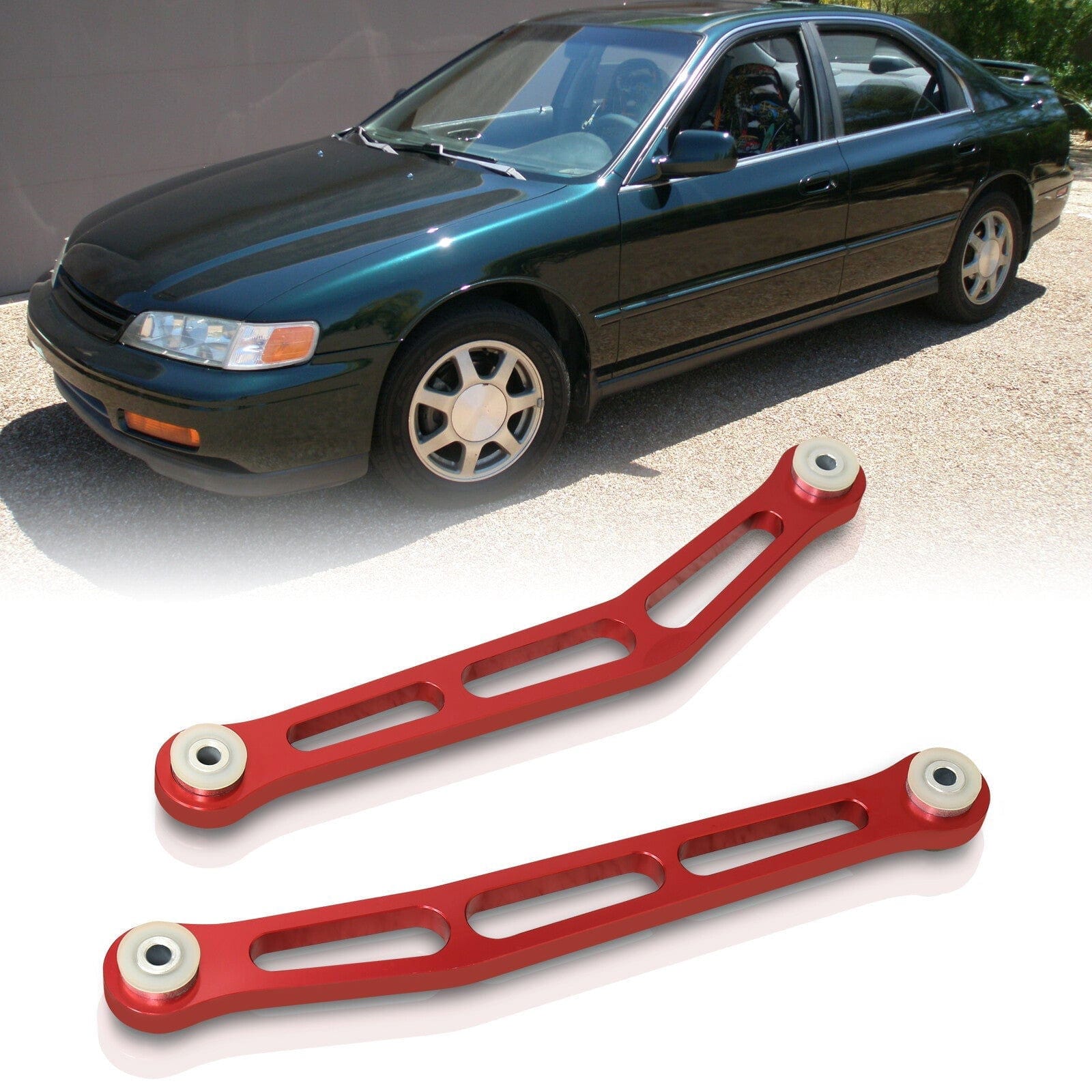 Honda Accord 1994-1997 Rear Lower Control Arms Red - Parts Agent
