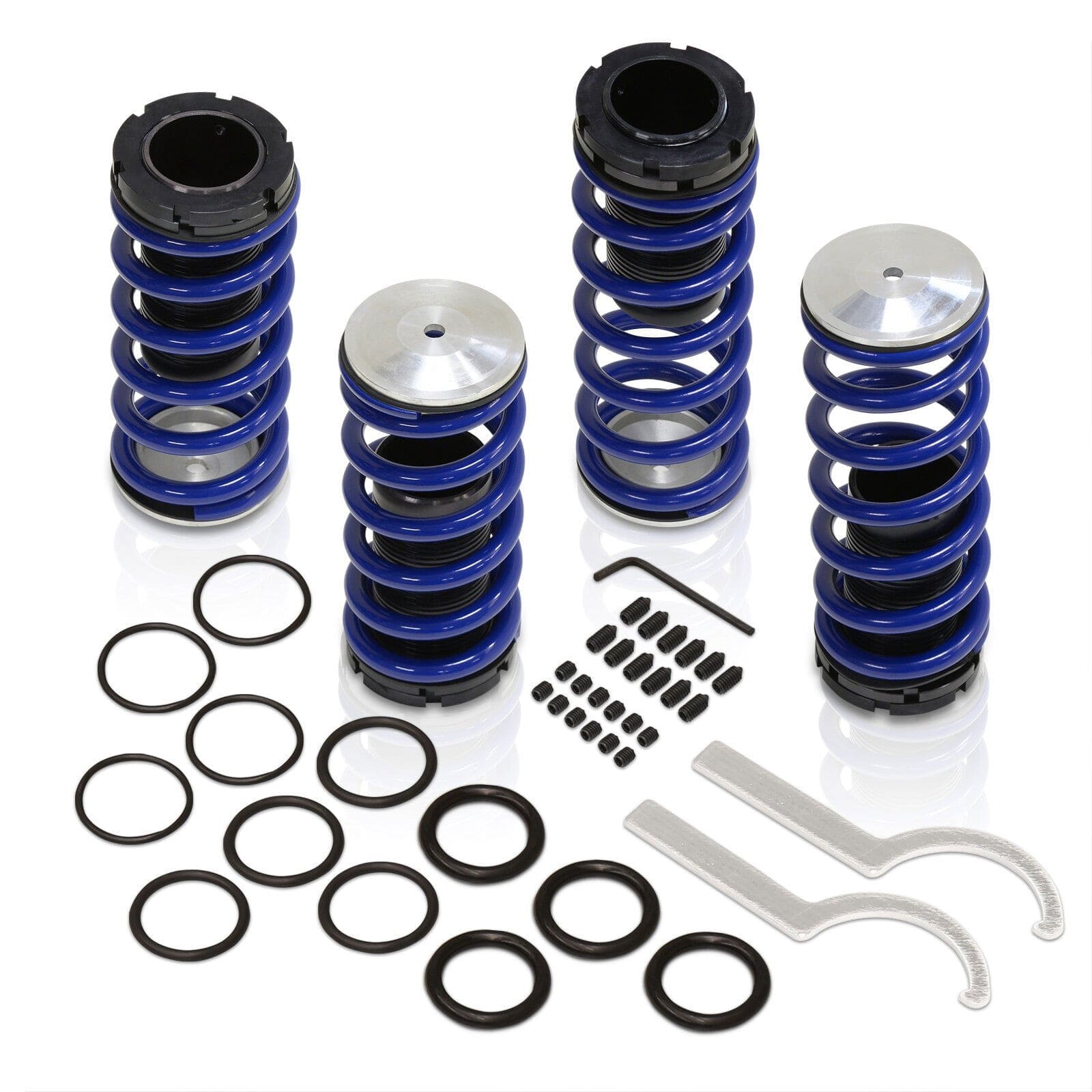 Honda Accord 1998-2002 Coilover Sleeves Kit Blue (Black Sleeves) - Parts Agent