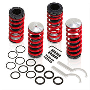 Honda Accord 1998-2002 Coilover Sleeves Kit Red (Black Sleeves) - Parts Agent