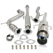 Honda Accord 2.2L I4 1994-1997 N1 Style Stainless Steel Catback Exhaust System Burnt Tip (Piping: 2.5