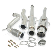 Honda Accord 2.2L I4 1994-1997 N1 Style Stainless Steel Catback Exhaust System (Piping: 2.5