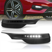 Honda Accord 4DR 2016-2017 Front Fog Lights Smoked Len (Includes Switch & Wiring Harness) - Parts Agent