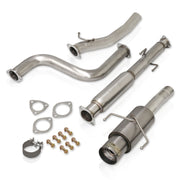 Honda Accord Coupe & Sedan 2.2L I4 1990-1993 N1 Style Stainless Steel Catback Exhaust System Gunmetal (Piping: 2.5