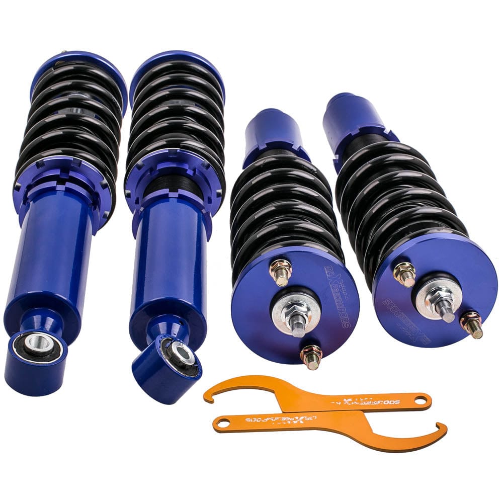 Honda CRV 1996 -2001 Adjustable Height Shocks Coilover suspension Kits Blue lowering kit - Parts Agent