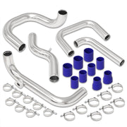 Honda Civic 1988-2000 / CRX 1988-1991 / Del Sol 1993-1997 / Acura Integra 1990-2001 Aluminum Piping Kit Polished (With Type-S / Type-RS BOV Flange) - Parts Agent
