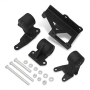Honda Civic 1992-1995 / Acura Integra 1994-2001 H-Series H22 H23 Conversion Engine Motor Mount Black Polyurethane Bushings (Manual Transmission Only) - Parts Agent