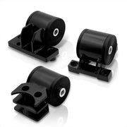 Honda Civic 1992-1995 / Del Sol 1993-1997 / Acura Integra 1994-2001 D to B Series Conversion Engine Motor Mount Black with Black Polyurethane Bushings (3-Bolt Driver Side Mount Only) - Parts Agent