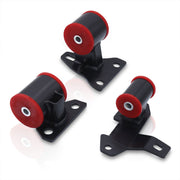 Honda Civic 1992-1995 / Del Sol 1993-1997 / Acura Integra 1994-2001 H Series H22 H23 Conversion Engine Motor Mount Black with Red Polyurethane Bushing - Parts Agent