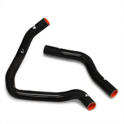 Honda Civic 1992-1995 / Del Sol 1993-1997 B-Series B16A Silicone Radiator Hoses Black - Parts Agent