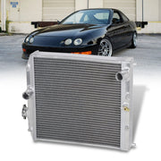 Honda Civic 1992-2000 / Del Sol 1993-1997 / Acura Integra 1994-2001 3-Row Manual Transmission Aluminum Radiator - Parts Agent