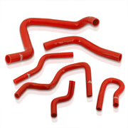 Honda Civic 1992-2000 B-Series B16A B18C Silicone Radiator & Heater Hoses Set Red - Parts Agent