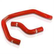 Honda Civic 1992-2000 D-Series D15 D16 SOHC Silicone Radiator Hoses Red - Parts Agent