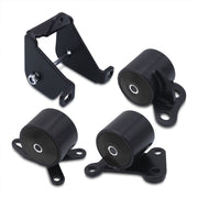 Honda Civic 1996-2000 D to B Series Conversion Engine Motor Mount Black with Black Polyurethane Bushings - Parts Agent