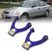 Honda Civic 1996-2000 Front Upper Control Arms Camber Kit Blue - Parts Agent