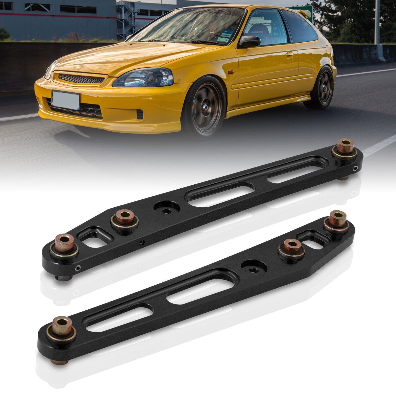 Honda Civic 1996-2000 Rear Lower Control Arms Black - Parts Agent