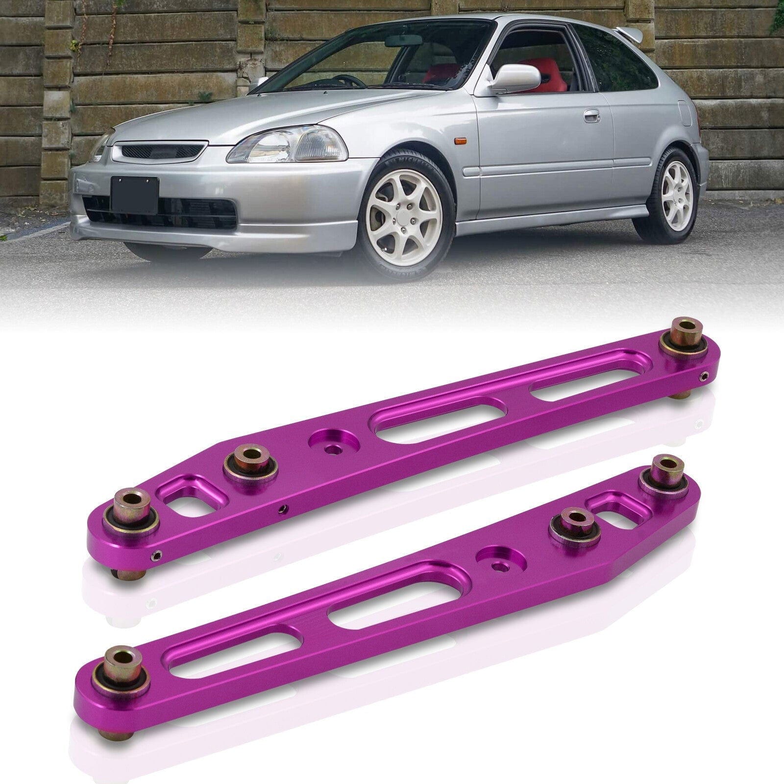 Honda Civic 1996-2000 Rear Lower Control Arms Purple - Parts Agent