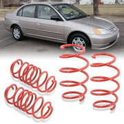 Honda Civic 2001-2005 Lowering Springs Red (Front ~2.0