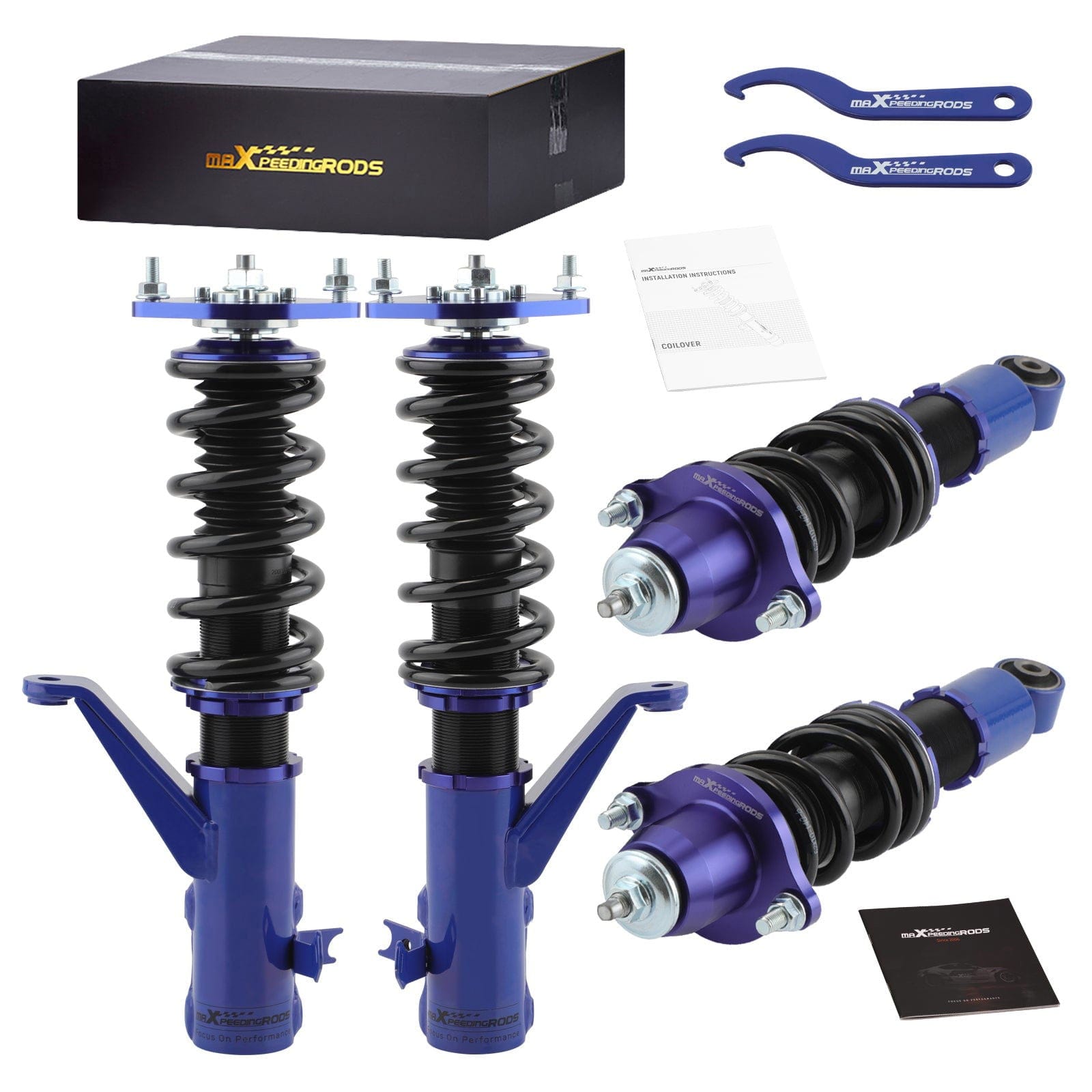 Honda Civic 2001 2002 2003 2004 2005 Adj. Height Shock Struts Coilovers suspension kit lowering kit - Parts Agent