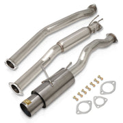 Honda Civic EX 2001-2005 N1 Style Stainless Steel Catback Exhaust System Gunmetal (Piping: 2.5