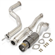 Honda Civic Hatchback 1992-1995 N1 Style Stainless Steel Catback Exhaust System Gunmetal (Piping: 2.5