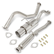 Honda Civic Hatchback 1992-1995 N1 Style Stainless Steel Catback Exhaust System (Piping: 2.5