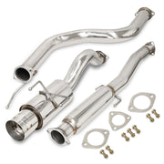 Honda Civic Hatchback 1992-1995 N1 Style Stainless Steel Catback Exhaust System (Piping: 2.5