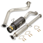 Honda Del Sol 1993-1997 N1 Style Stainless Steel Catback Exhaust System Gunmetal (Piping: 2.5