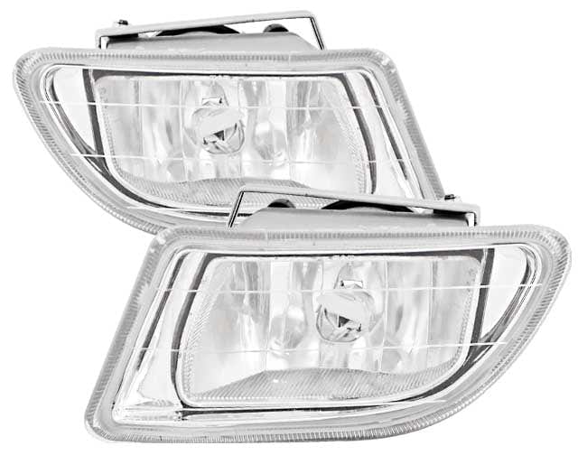 Honda Odyssey 1999-2004 Front Fog Lights Clear Len (Includes Switch & Wiring Harness) - Parts Agent
