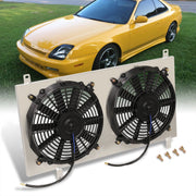 Honda Prelude 1997-2001 M/T Aluminum Radiator Dual Fan Shroud - Parts Agent