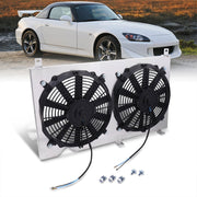 Honda S2000 2000-2009 M/T Aluminum Radiator Dual Fan Shroud - Parts Agent