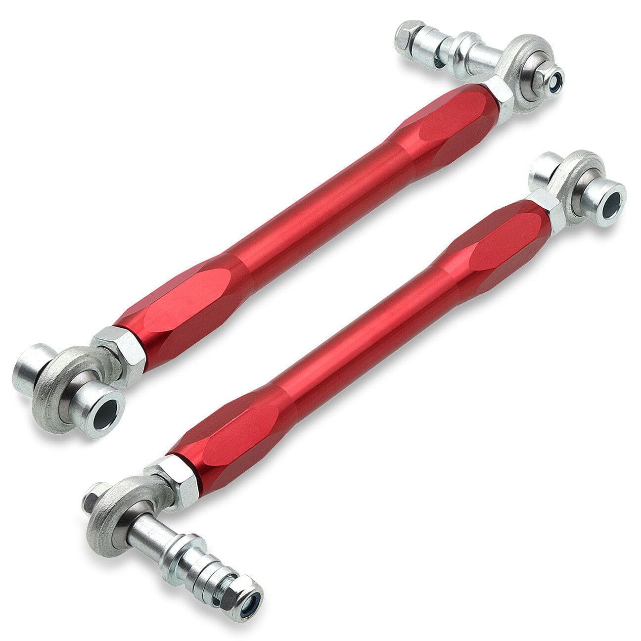 Honda S2000 2000-2009 Rear Lower Adjustable Toe Control Arms Red - Parts Agent