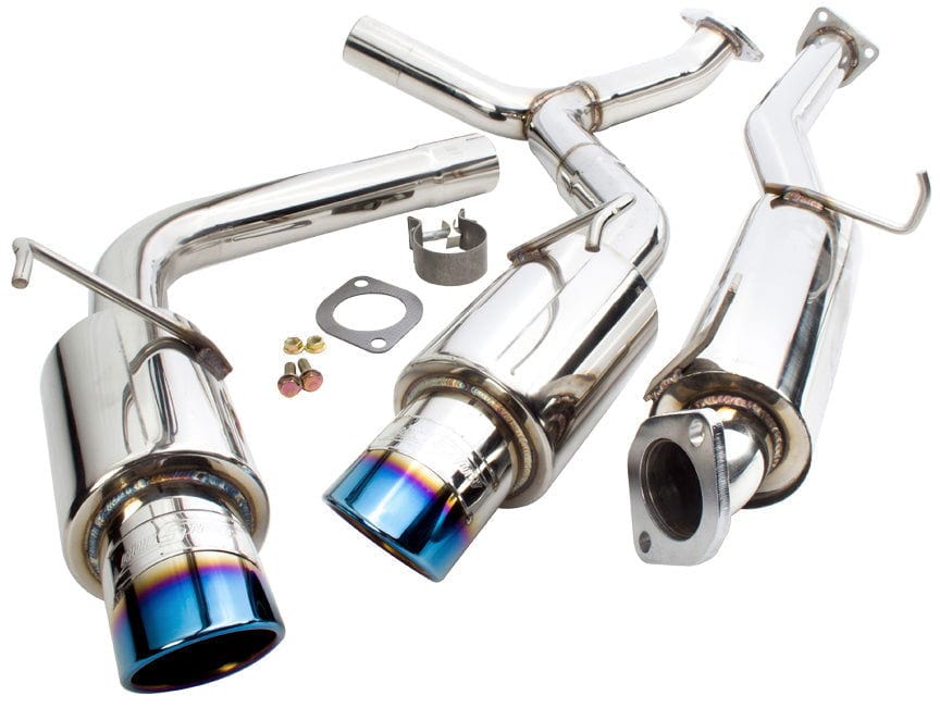 Honda S2000 2000-2009 Stainless Steel Catback Exhaust System Burnt Tip (Piping: 2.5" / 65mm | Tip: 3.5") - Parts Agent
