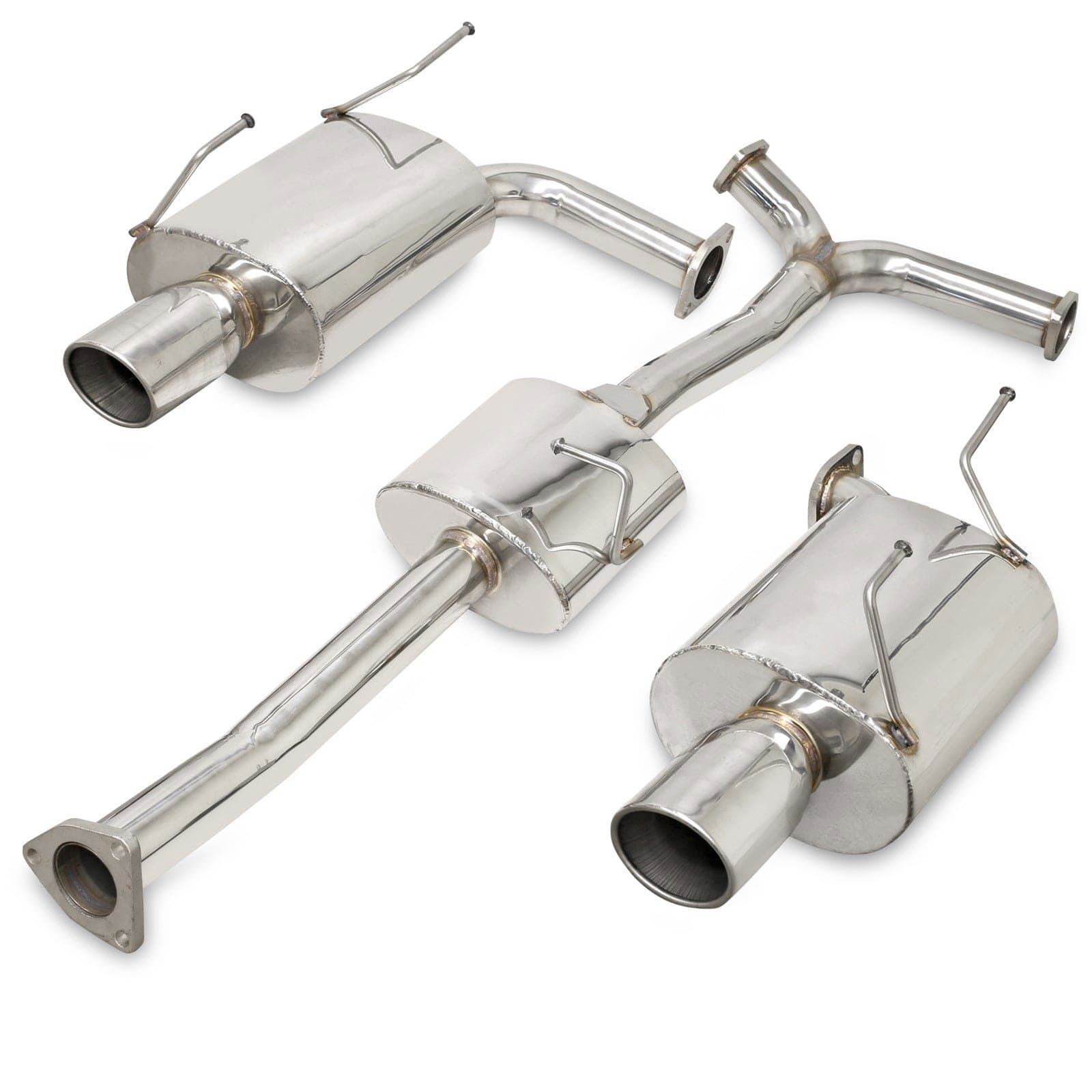 Honda S2000 2000-2009 Stainless Steel Catback Exhaust System (Piping: 2.5" / 65mm | Tip: 4.0") - Parts Agent