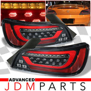 Honda S2000 AP2 2004-2009 LED Bar Tail Lights Black Housing Clear Len Red Tube - Parts Agent