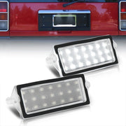 Hummer H2 2003-2009 / Cadiliac Deville 1994-1999 / Cadillac Seville 1998-2004 White SMD LED License Plate Lights Clear Len - Parts Agent