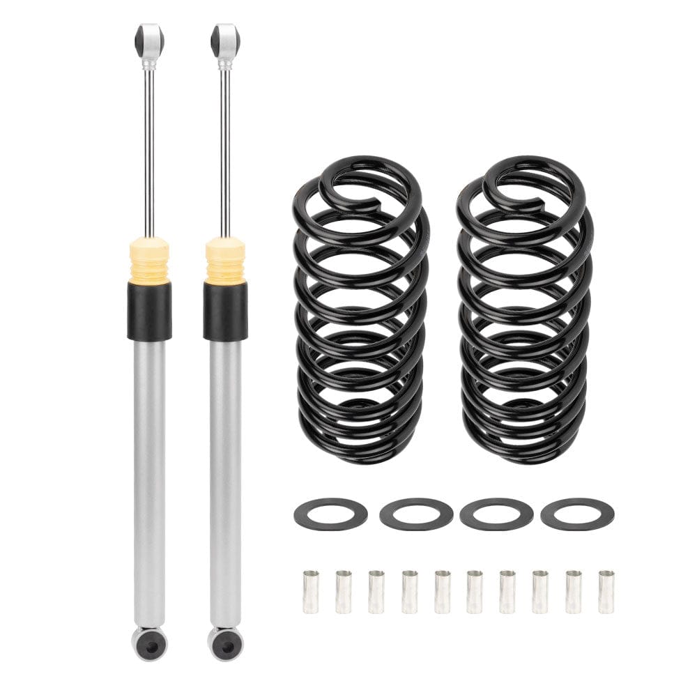 Hummer H2 2003-2009 2 PCS Rear Air to Coil Spring Conversion Kit with Shocks  lowering kit - Parts Agent