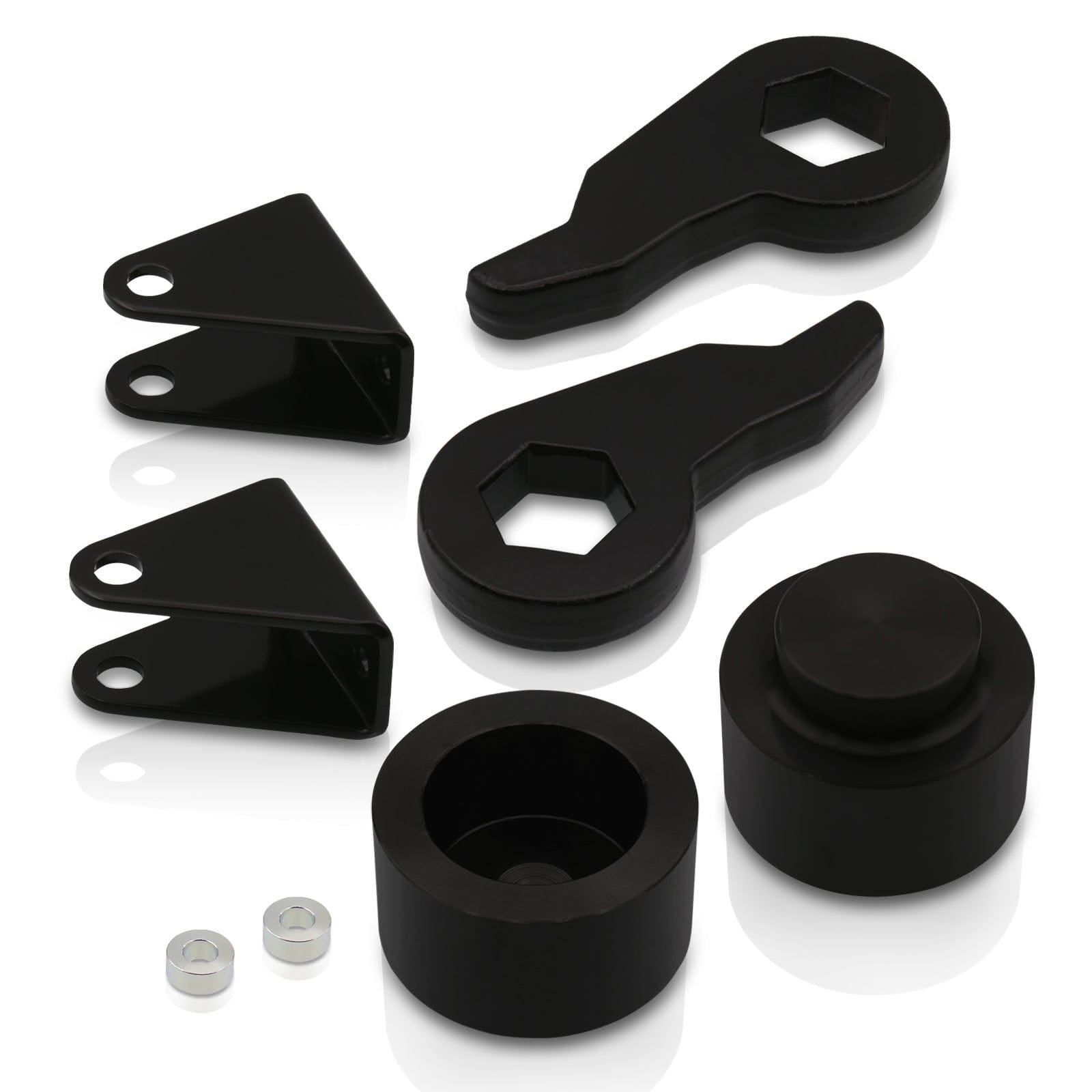 Hummer H2 2003-2010 3" Front 3" Rear Leveling Lift Kit Black (Excluding Air Ride Suspensions) - Parts Agent