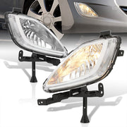 Hyundai Elantra 2011-2013 Front Fog Lights Clear Len (Includes Switch & Wiring Harness) - Parts Agent