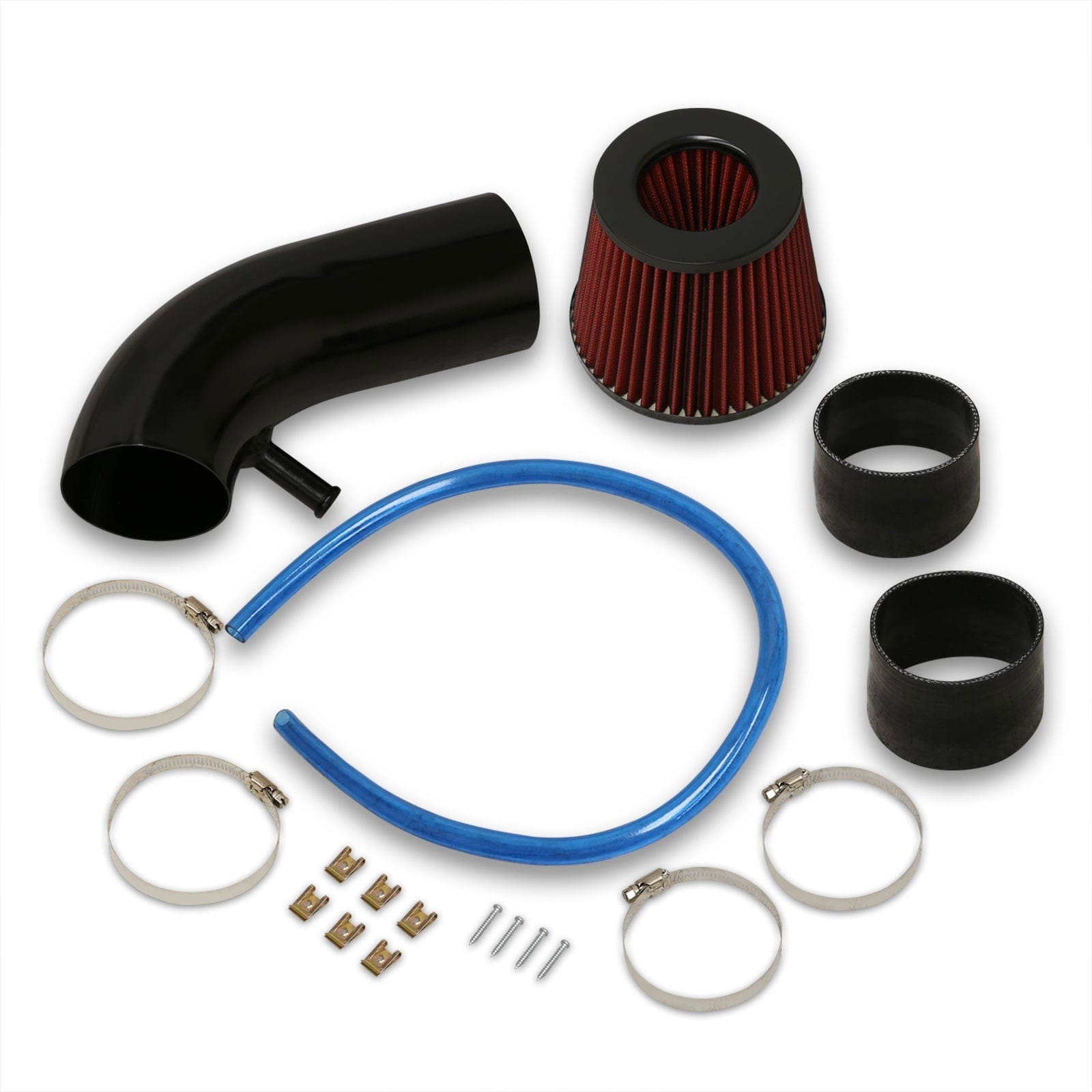 Hyundai Genesis 3.8L V6 2010-2012 Cold Air Intake Black - Parts Agent