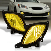 Hyundai Genesis Coupe 2010-2012 Front Fog Lights Yellow Len (Includes Switch & Wiring Harness) - Parts Agent