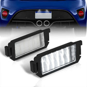Hyundai Veloster 2012-2018 / Hyundai Genesis Coupe 2010-2016 / Kia Soul 2009-2019 White SMD LED License Plate Lights Clear Len - Parts Agent