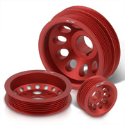 Infiniti G35 2002-2006 / FX35 2003-2006 / Nissan 350Z 2002-2006 3.5L VQ35DE Underdrive Crank Alternator Idler Pulley Red - Parts Agent