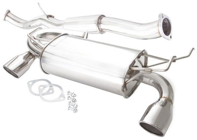 Infiniti G35 Coupe 2003-2007 / Nissan 350Z 2003-2009 Dual Tip Stainless Steel Catback Exhaust System (Piping: 3.0" / 76mm | Tip: 3.5") - Parts Agent