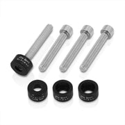 JDM Sport Acura Honda B-Series B16 B17 B18 B20 Distributor Cap Cup Washers Bolt Kit Black - Parts Agent
