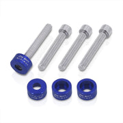JDM Sport Acura Honda B-Series B16 B17 B18 B20 Distributor Cap Cup Washers Bolt Kit Blue - Parts Agent