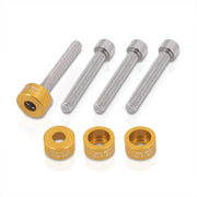 JDM Sport Acura Honda B-Series B16 B17 B18 B20 Distributor Cap Cup Washers Bolt Kit Gold - Parts Agent