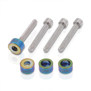 JDM Sport Acura Honda B-Series B16 B17 B18 B20 Distributor Cap Cup Washers Bolt Kit Neo Chrome - Parts Agent