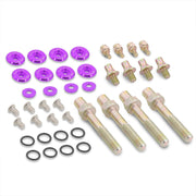 JDM Sport Acura Honda B-Series B16 B17 B18 B20 Low Profile Valve Cover Washers Bolt Kit Purple - Parts Agent