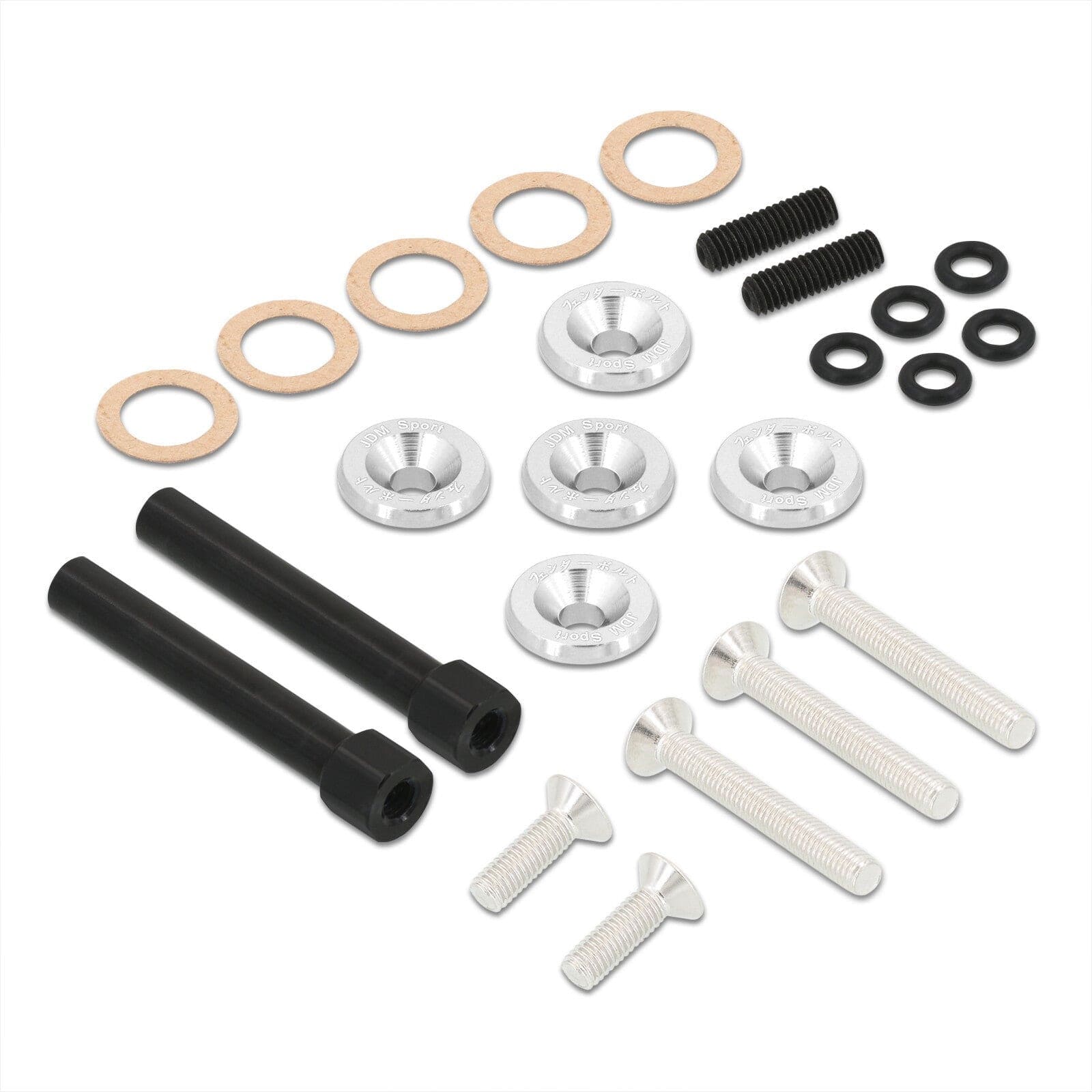 JDM Sport Acura Honda D-Series D15 D16 Low Profile Valve Cover Washers Bolt Kit Polished - Parts Agent
