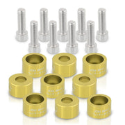 JDM Sport Acura Honda Exhaust Header Manifold Washers Cap Cup Bolt Kit Gold - Parts Agent